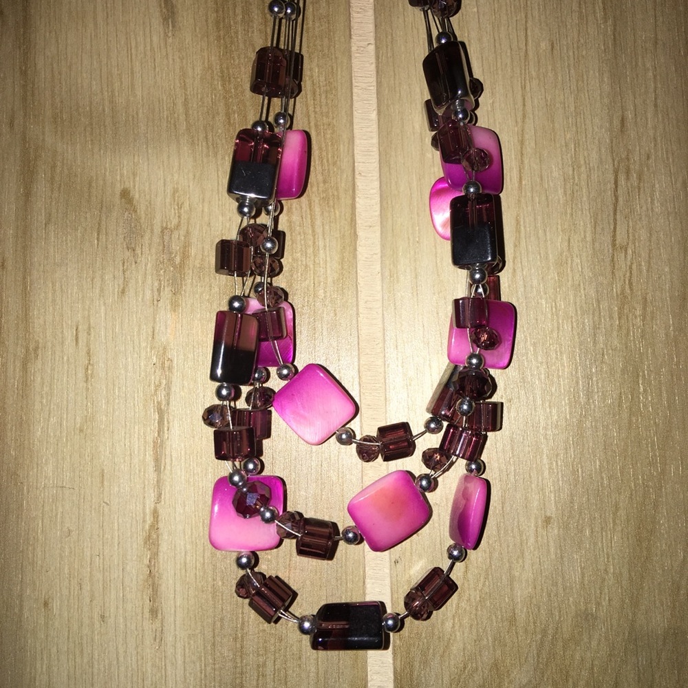 Shell & Glass Necklace